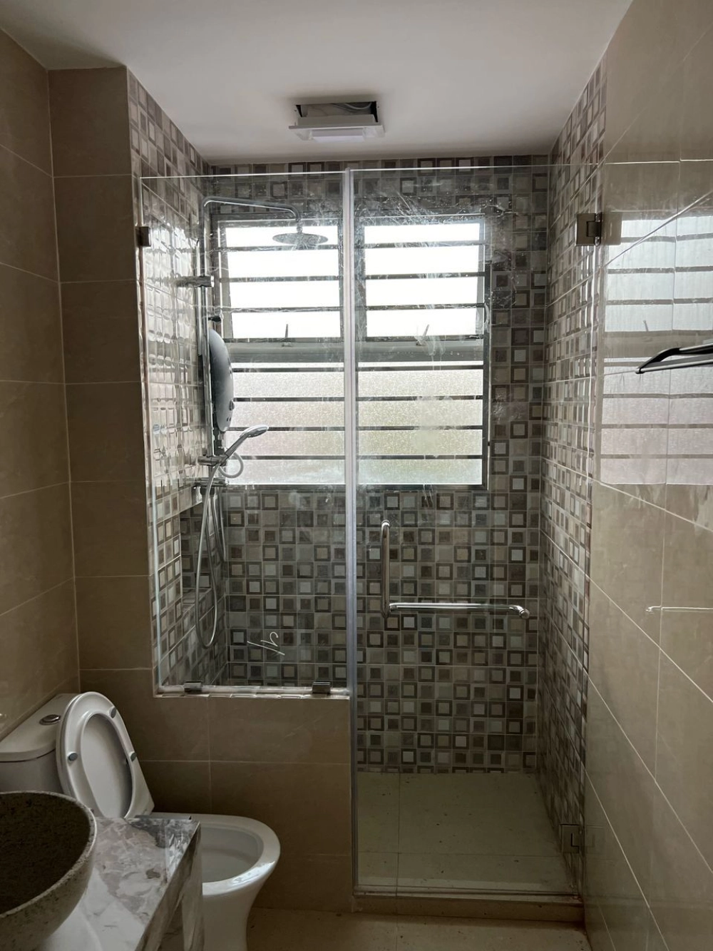 10mm Tempered Glass Shower Screen With Swing Door Type